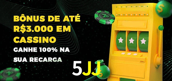 5JJ melhor bônus de depósito